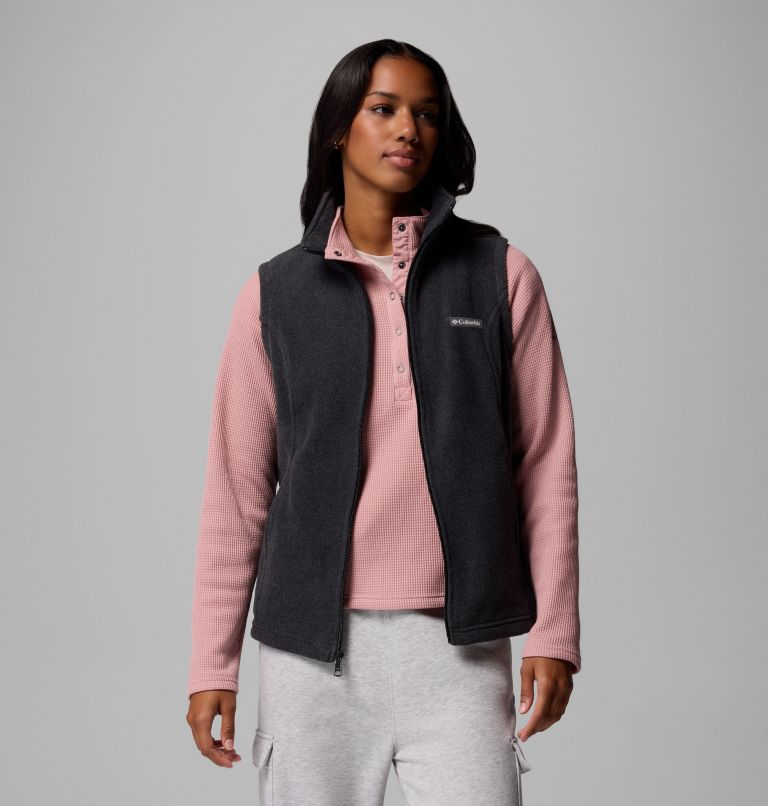 Women's Benton Springs Fleece Vest, Color: Charcoal Heather, image 5