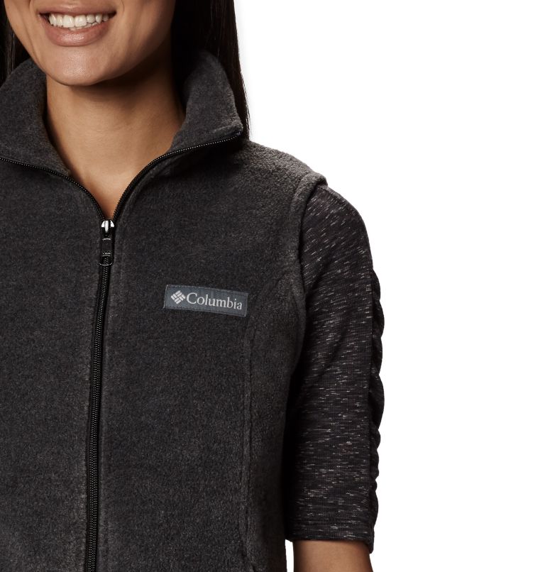 Women's Benton Springs Fleece Vest, Color: Charcoal Heather, image 5