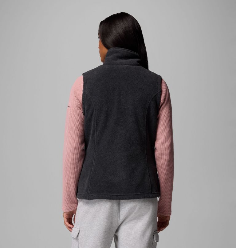 Women's Benton Springs Fleece Vest, Color: Charcoal Heather, image 3