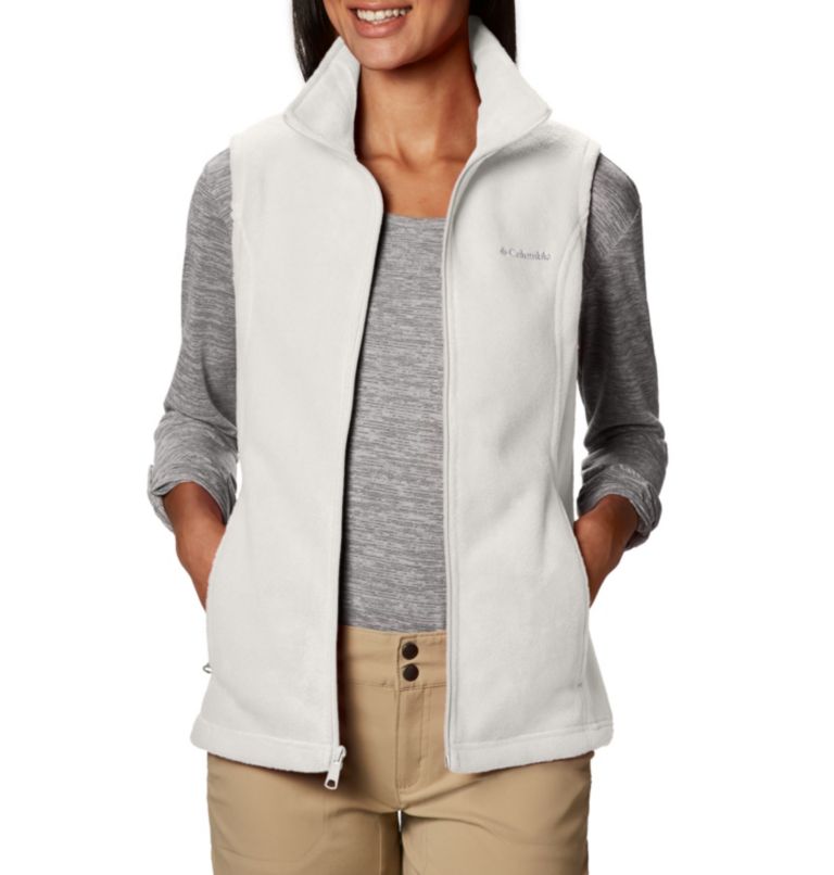 Thumbnail: Women’s Benton Springs Fleece Vest, Color: Sea Salt, image 7