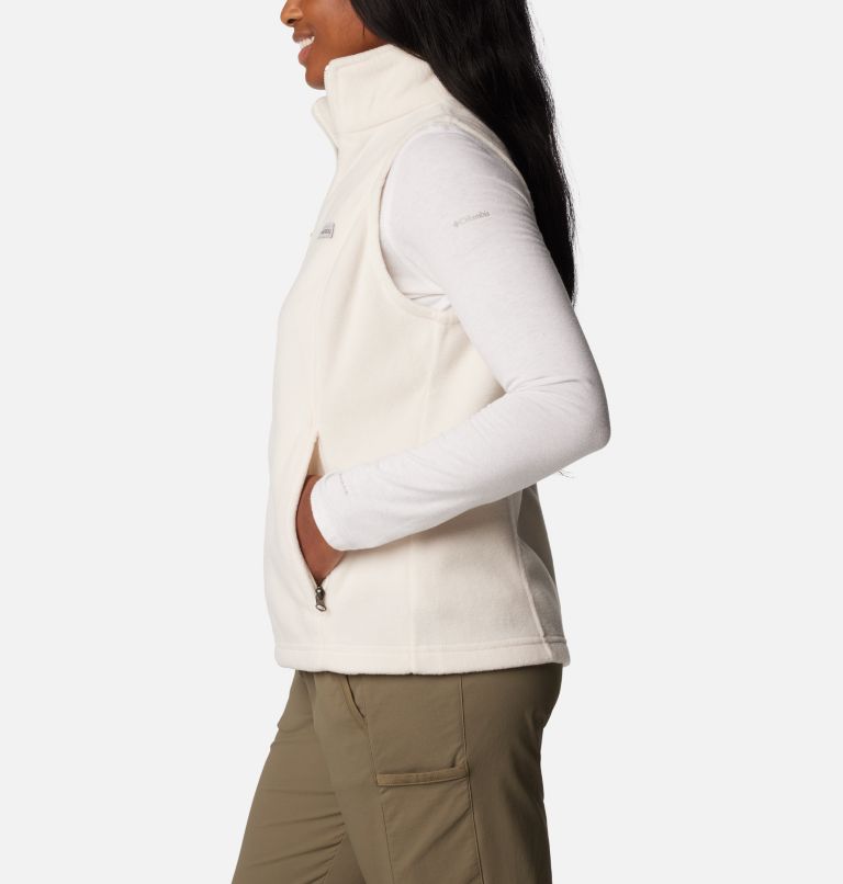 Women’s Benton Springs Fleece Vest, Color: Chalk, image 3