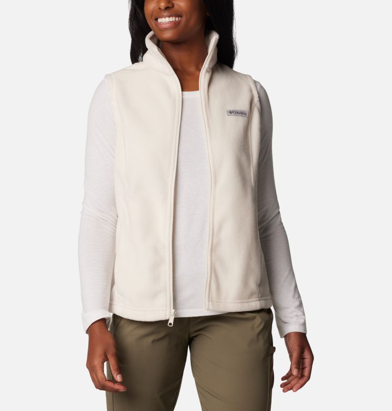 Thumbnail: Women’s Benton Springs Fleece Vest, Color: Chalk, image 6