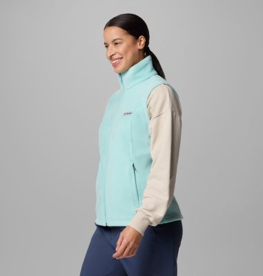 Women's Benton Springs Fleece Vest, Color: Spray, image 23
