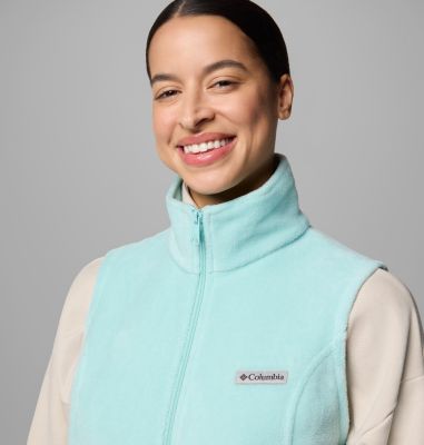 Women's Benton Springs Fleece Vest, Color: Spray, image 24
