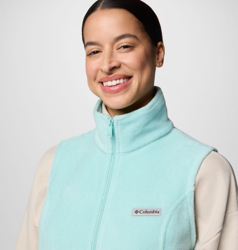 Women's Benton Springs Fleece Vest, Color: Spray, image 4