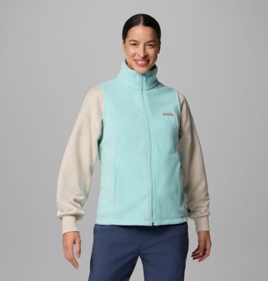 Women's Benton Springs Fleece Vest, Color: Spray, image 21