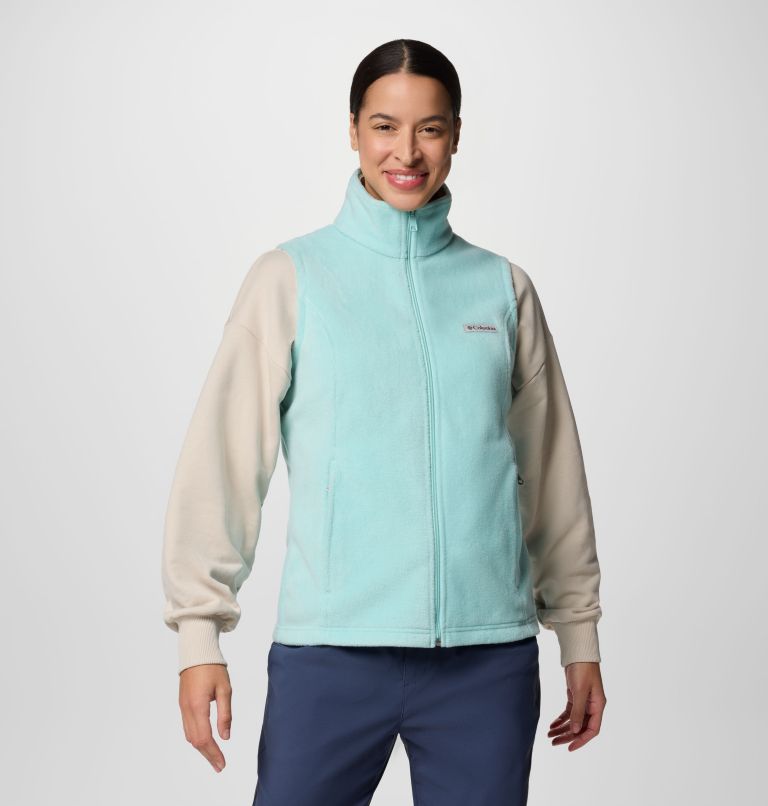 Women's Benton Springs Fleece Vest, Color: Spray, image 1