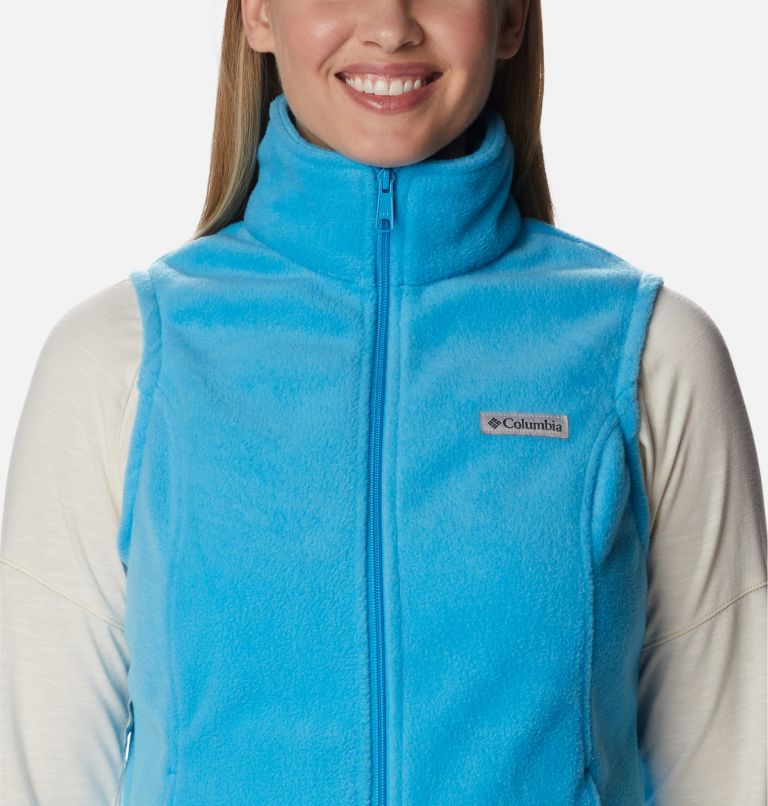 Women’s Benton Springs Fleece Vest, Color: Blue Chill, image 4