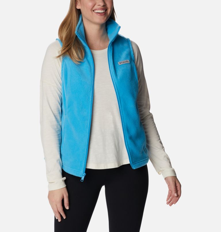 Women’s Benton Springs Fleece Vest, Color: Blue Chill, image 6