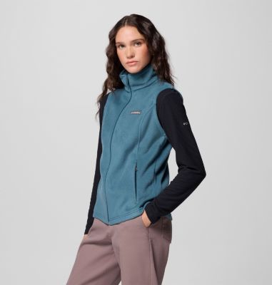 Women's Benton Springs Fleece Vest, Color: Everblue, image 8
