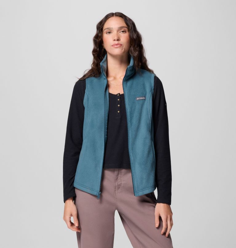 Women's Benton Springs Fleece Vest, Color: Everblue, image 5