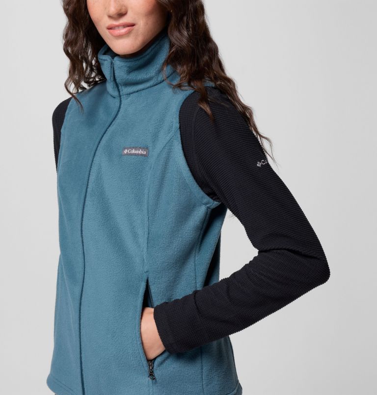 Women's Benton Springs Fleece Vest, Color: Everblue, image 7