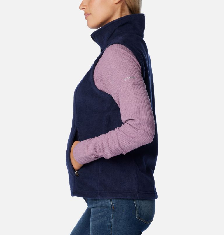 Women's Benton Springs Fleece Vest, Color: Dark Nocturnal, image 3