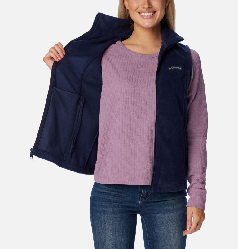 Women's Benton Springs Fleece Vest, Color: Dark Nocturnal, image 5