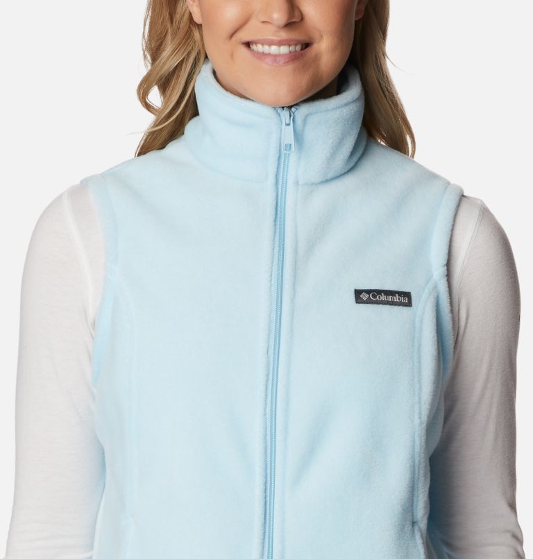 Women’s Benton Springs Fleece Vest, Color: Spring Blue, image 4