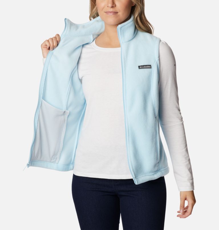 Thumbnail: Women’s Benton Springs Fleece Vest, Color: Spring Blue, image 5