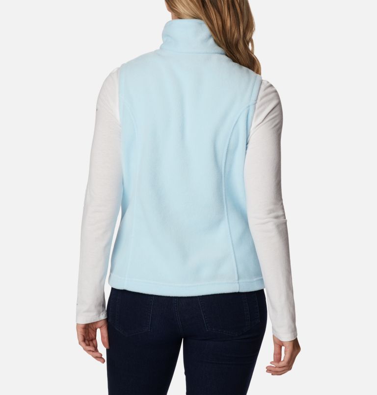 Thumbnail: Women's Benton Springs Fleece Vest - Petite, Color: Spring Blue, image 2