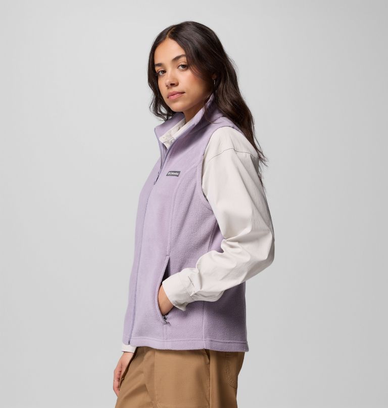 Women's Benton Springs Fleece Vest, Color: Shale Purple, image 4