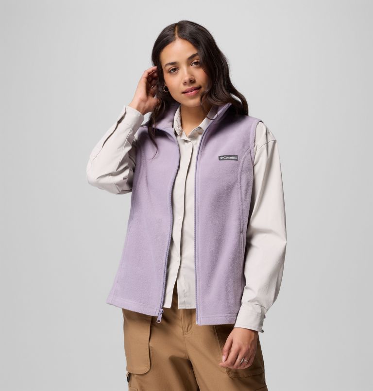 Women's Benton Springs Fleece Vest, Color: Shale Purple, image 5