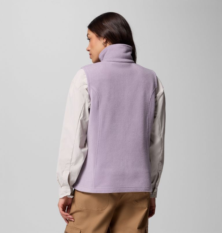 Women's Benton Springs Fleece Vest, Color: Shale Purple, image 3