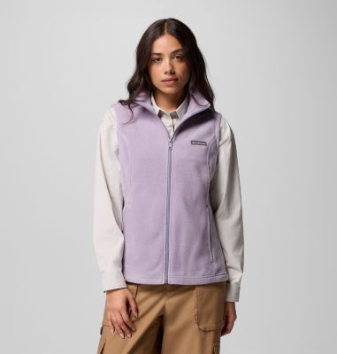 Women's Benton Springs Fleece Vest, Color: Shale Purple, image 17