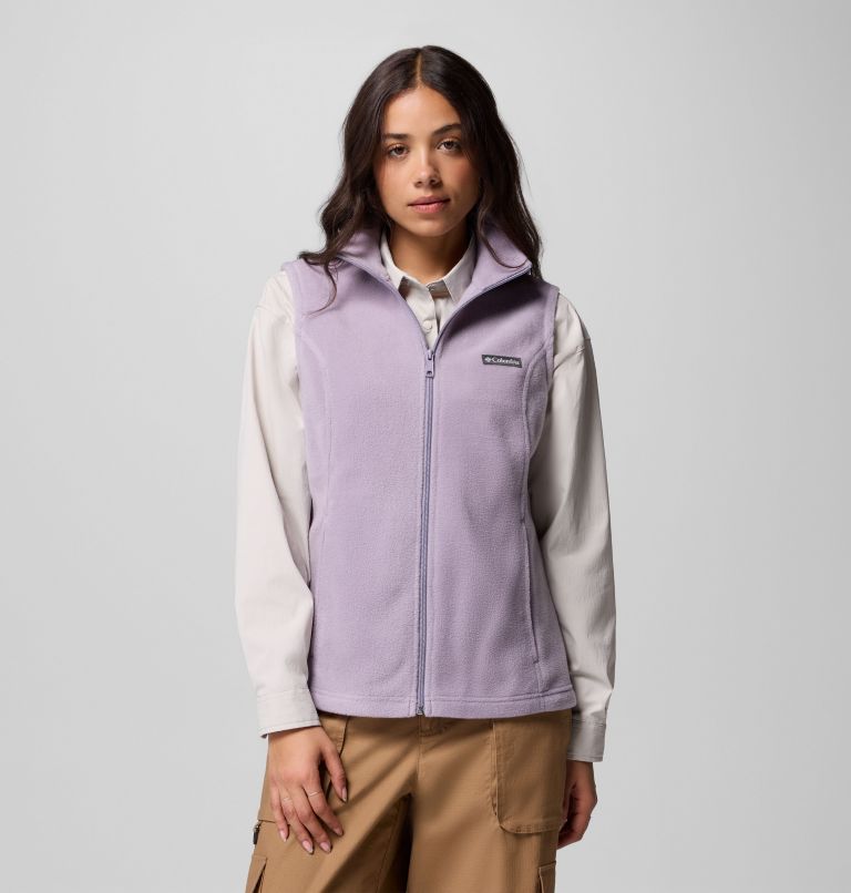 Women's Benton Springs Fleece Vest, Color: Shale Purple, image 1