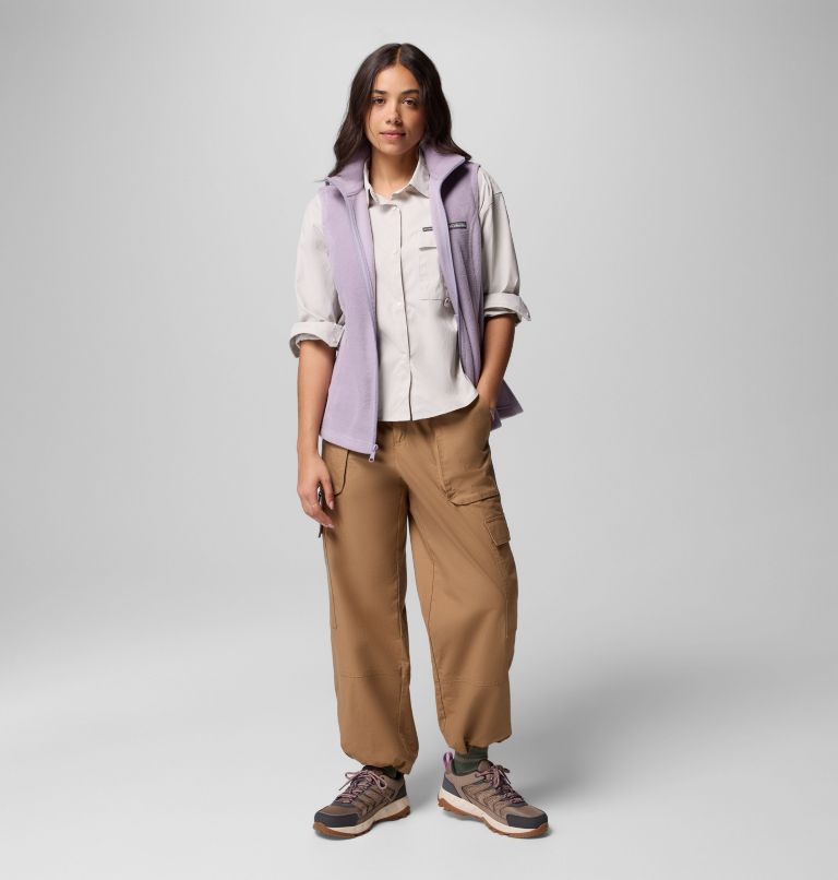 Women's Benton Springs Fleece Vest, Color: Shale Purple, image 2