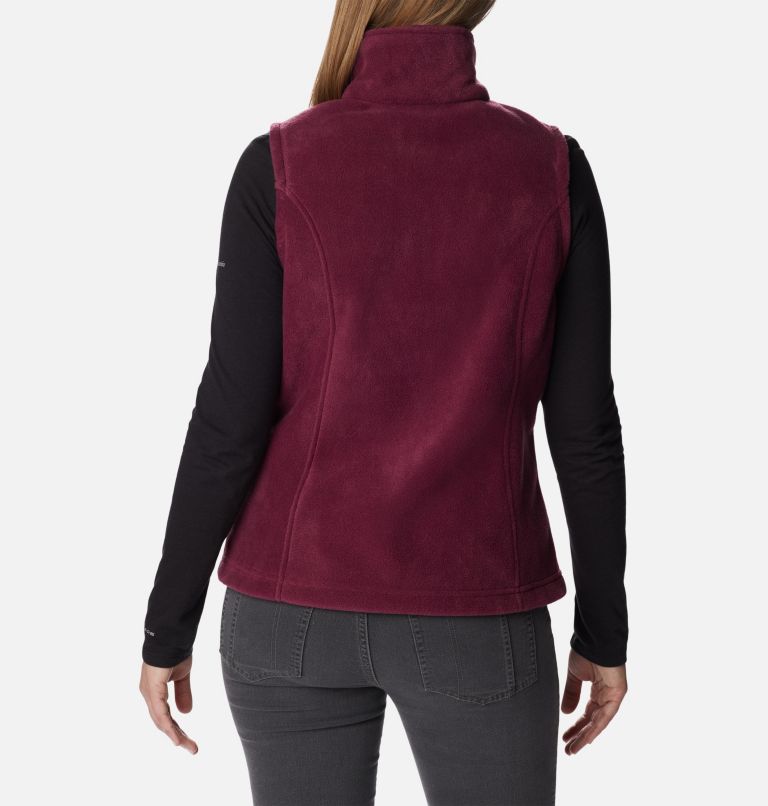Women's Benton Springs Fleece Vest, Color: Marionberry, image 2