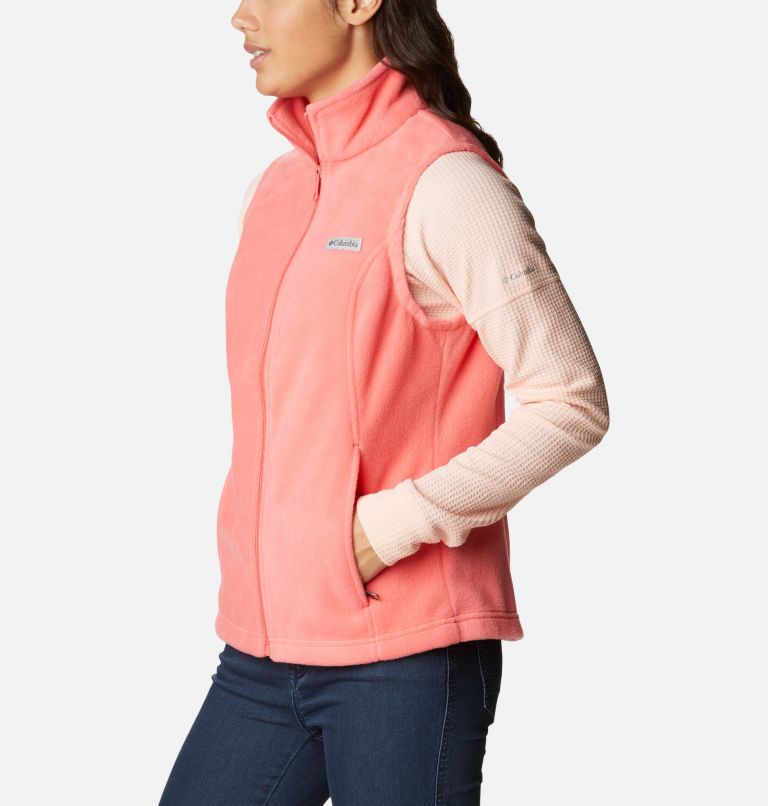 Women’s Benton Springs Fleece Vest, Color: Blush Pink, image 3