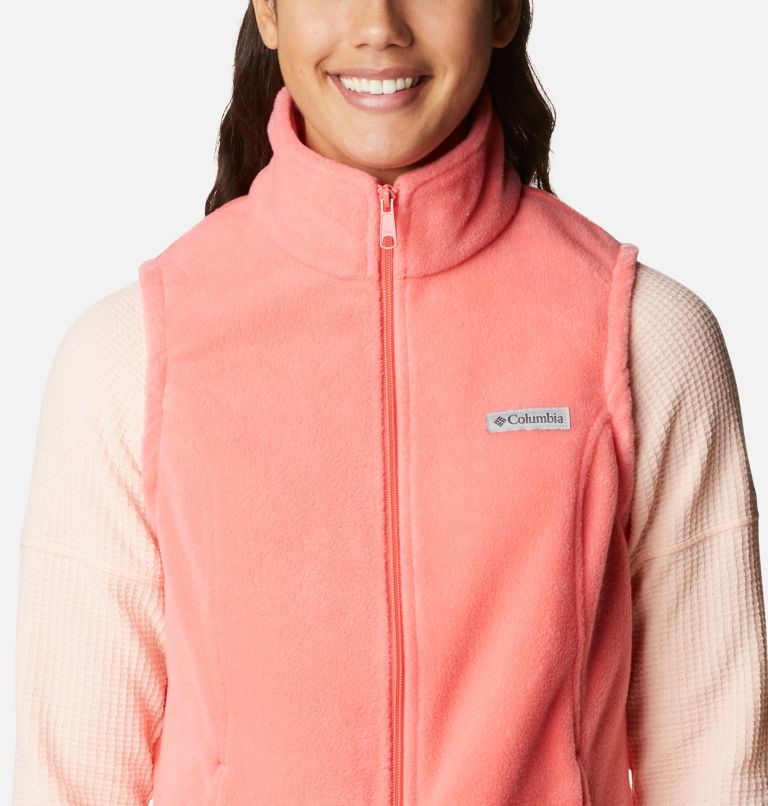 Thumbnail: Women’s Benton Springs Fleece Vest, Color: Blush Pink, image 4