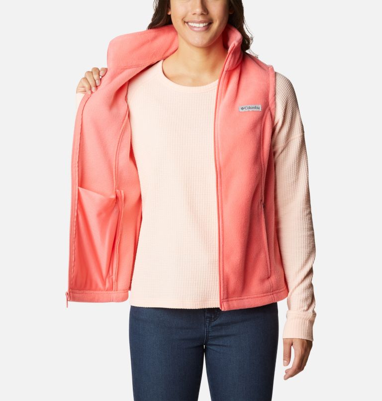 Women’s Benton Springs Fleece Vest, Color: Blush Pink, image 5