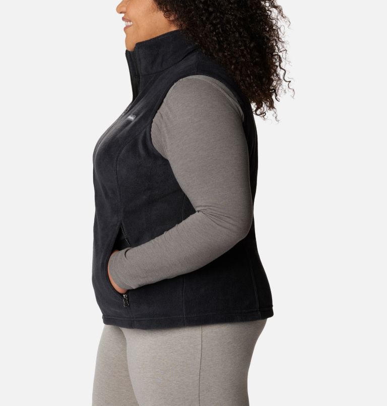 Women’s Benton Springs Fleece Vest - Plus Size, Color: Black, image 3