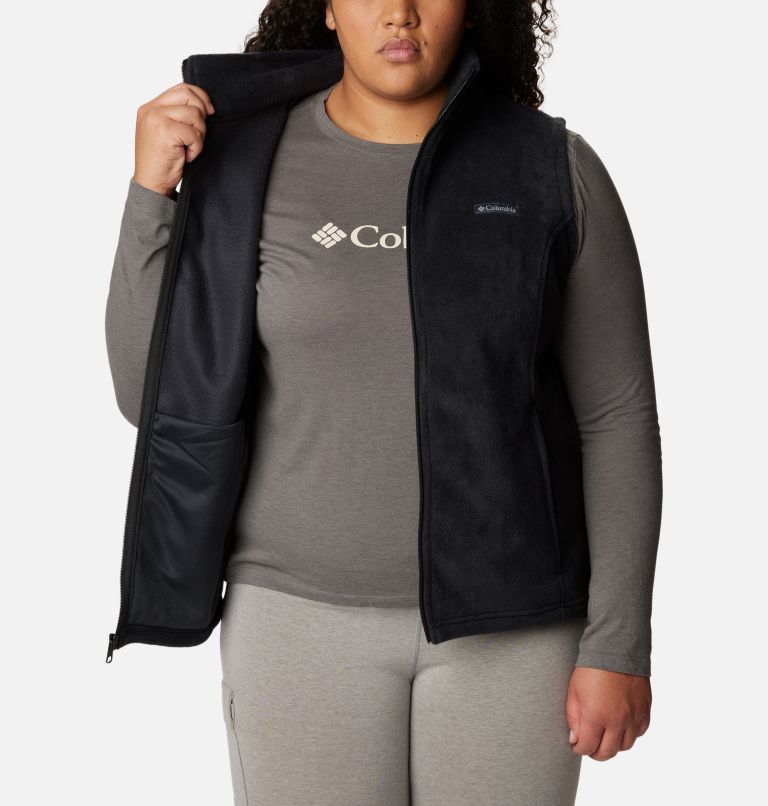 Thumbnail: Women’s Benton Springs Fleece Vest - Plus Size, Color: Black, image 5