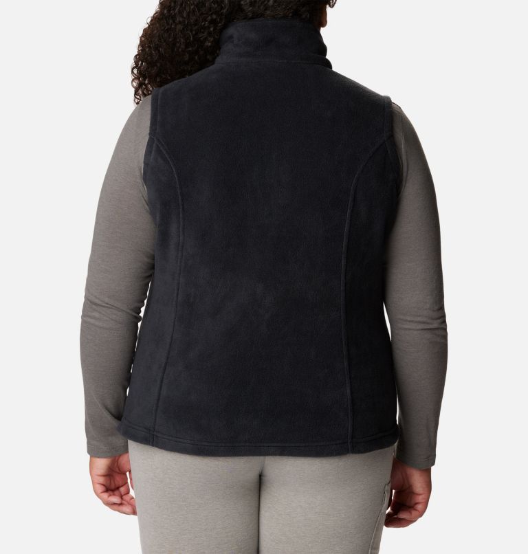 Thumbnail: Veste sans manches en polaire Benton Springs Femme - Grandes tailles, Color: Black, image 2
