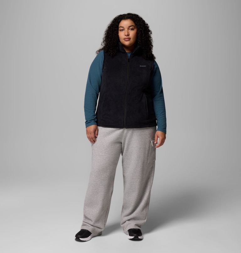Women’s Benton Springs Fleece Vest - Plus Size, Color: Black, image 2