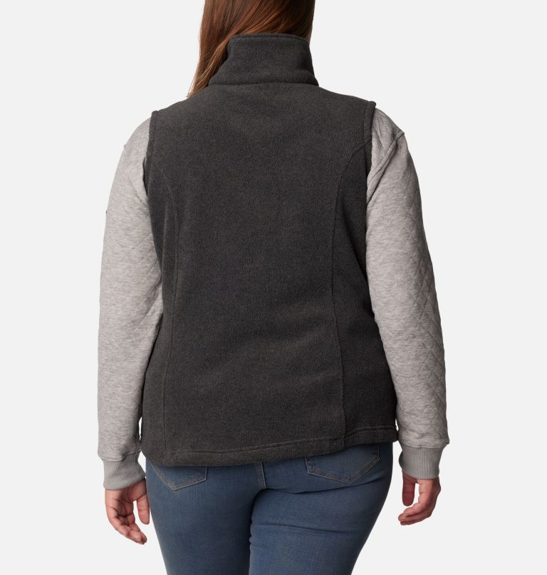 Thumbnail: Women’s Benton Springs Fleece Vest - Plus Size, Color: Charcoal Heather, image 2