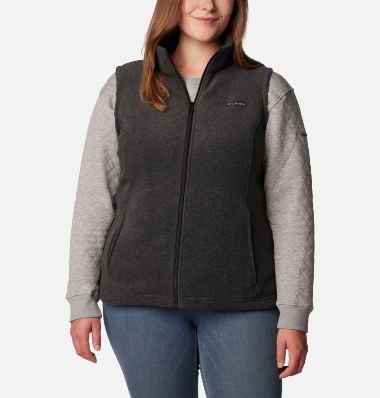 Women’s Benton Springs Fleece Vest - Plus Size, Color: Charcoal Heather, image 1