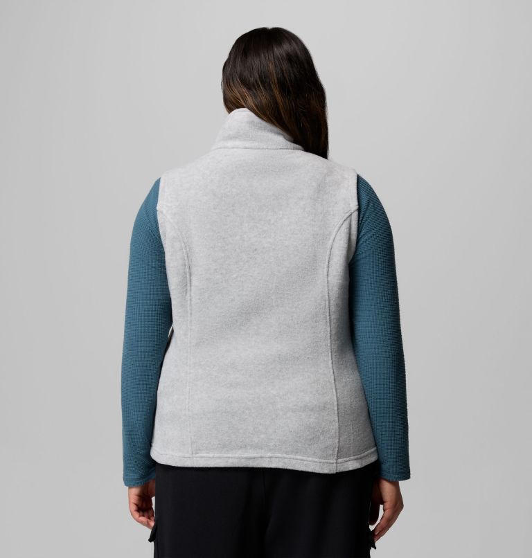 Women’s Benton Springs Fleece Vest - Plus Size, Color: Cirrus Grey Heather, image 3