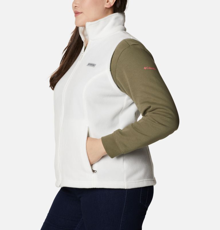 Women’s Benton Springs Fleece Vest - Plus Size, Color: Sea Salt, image 3