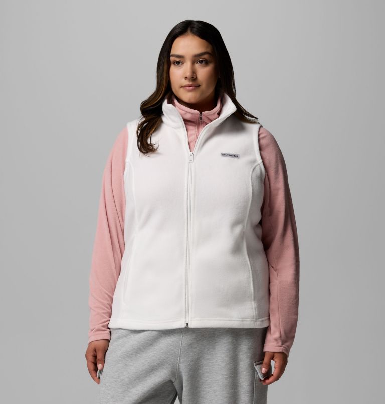 Women’s Benton Springs Fleece Vest - Plus Size, Color: Sea Salt, image 1