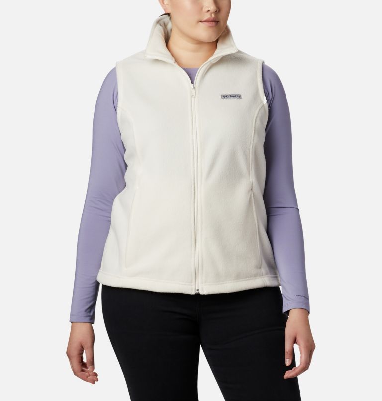 Fleece vest women's hot sale plus size