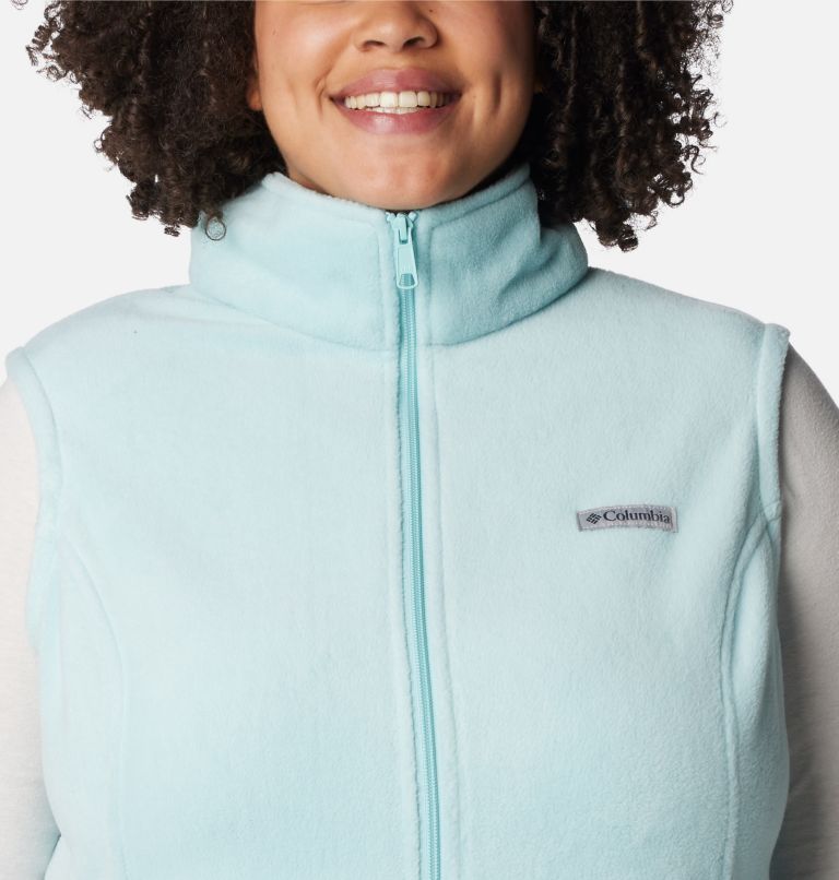 Women’s Benton Springs Fleece Vest - Plus Size, Color: Aqua Haze, image 4