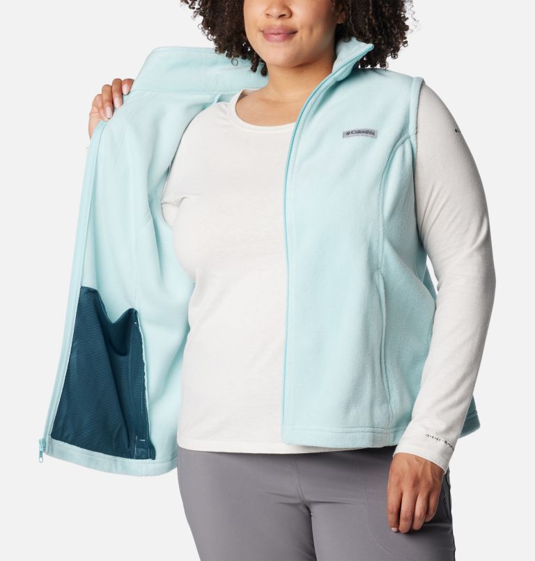 Women’s Benton Springs Fleece Vest - Plus Size, Color: Aqua Haze, image 5