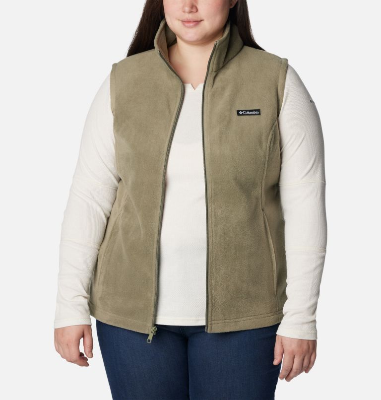 Fleece vest plus on sale size