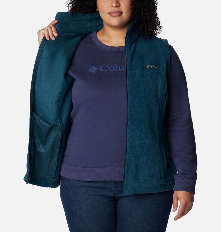 Thumbnail: Women’s Benton Springs Fleece Vest - Plus Size, Color: Night Wave, image 5
