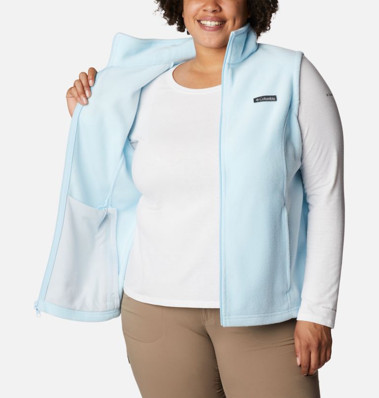 Thumbnail: Women’s Benton Springs Fleece Vest - Plus Size, Color: Spring Blue, image 5