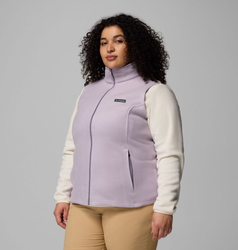 Women’s Benton Springs Fleece Vest - Plus Size, Color: Shale Purple, image 3