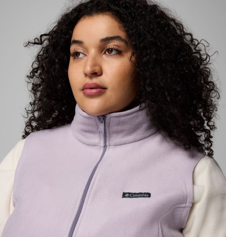 Women’s Benton Springs Fleece Vest - Plus Size, Color: Shale Purple, image 4