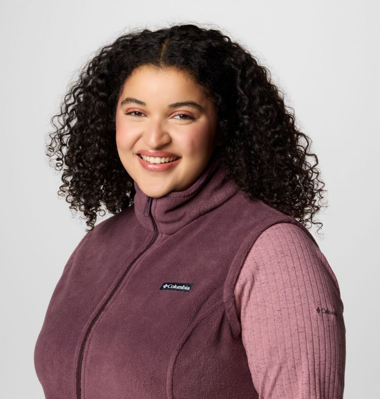 Columbia fleece vest plus size on sale