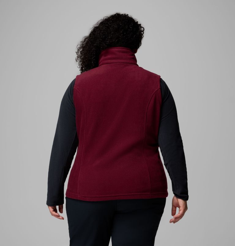 Women’s Benton Springs Fleece Vest - Plus Size, Color: Rich Wine, image 2
